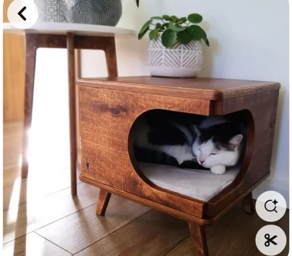 Mesa de cabeceira / Cama para gato / centro de mesa 