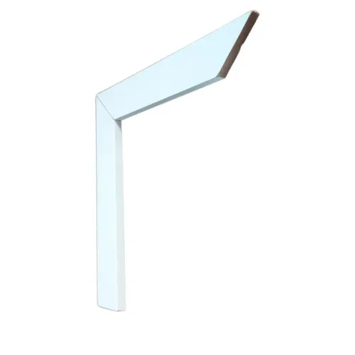 01 barra - 2,3 metros  Guarnição de porta 05 cm em Mdf Branco  - PROMOÇÃO