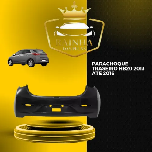 Parachoque Traseiro HB20 2013 até 2016