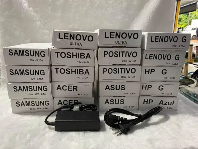 Carregadores para Notebook em Geral - PRODUTO NOVO
