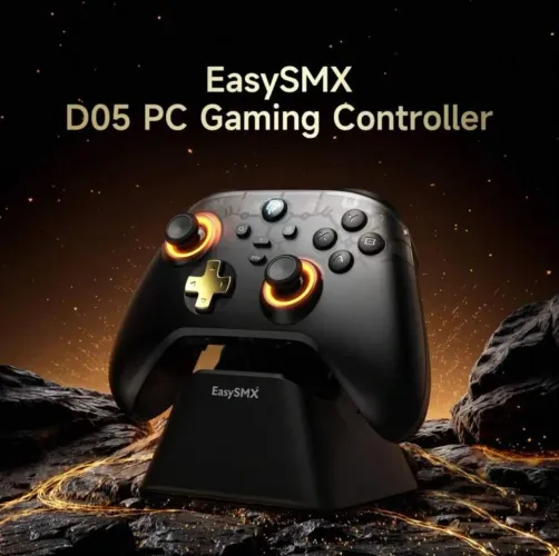 Controle EasySMX D05 PC Nintendo switch celular com doc de carregamento 