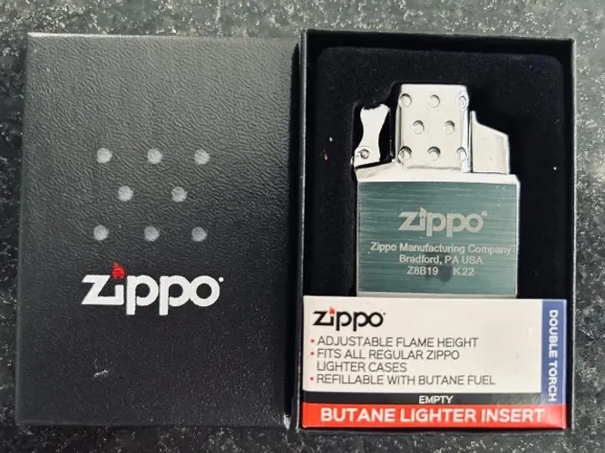 Zippo LTR Insert Double Torch EMP Maçarico Chama Dupla Refil Isqueiro