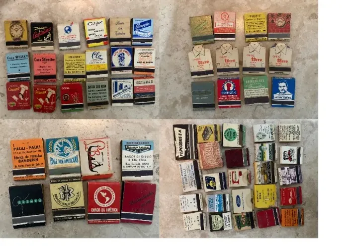 Coleção de Caixinhas de Fósforo antigas