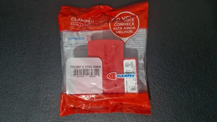 DPS CLAMPER Front V 20kA 275V Protetor Contra Raios e Surtos - NOVO