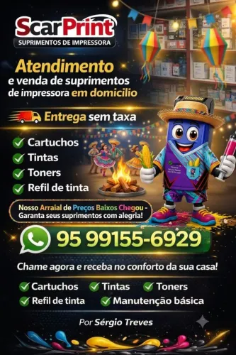 Scarprint venda de tintas toner e cartuchos de impressoras 