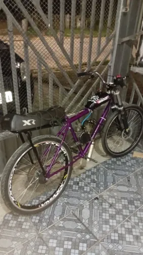 Bike motorizada 80 cc roxa