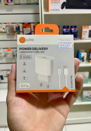 Carregador para iPhone completo (fazemos entregas)