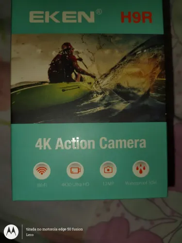 Câmera Gopro Eken H9R seminova.