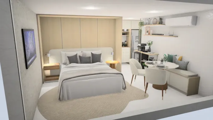 Imóvel para venda possui 55 metros quadrados com 1 quarto em Jardim Oceania - João Pessoa