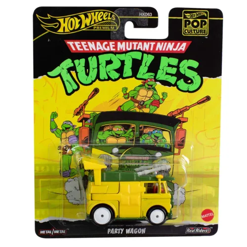 Hot Wheels Premium Pop Culture Tartarugas Ninja Party Wagon - Lacrado
