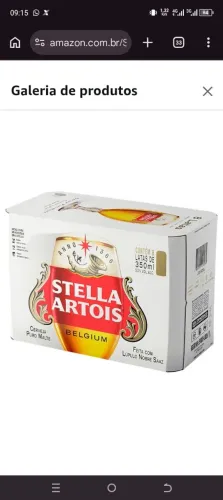 Cerveja lata stella artois
