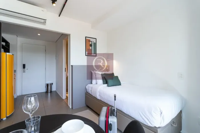 Studio para Locação em São Paulo, Vila Olímpia, 1 dormitório, 1 banheiro, 1 vaga