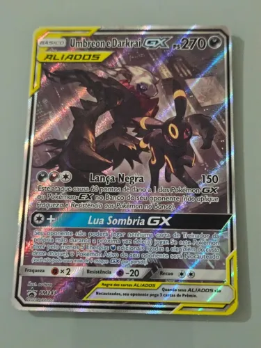 Carta pokemon umbreom e darkrai GX aliados