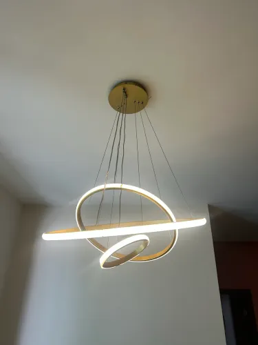 Lustre Led Pendente 3 aneis
