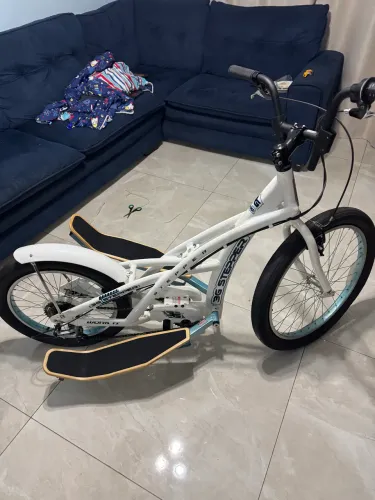  Stepper Bike 3G Work It branca  Cro-Moly nova lacrada !!!
