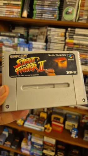 Street Fighter II original para Super Nintendo e Super Famicom. Street Fighter 2