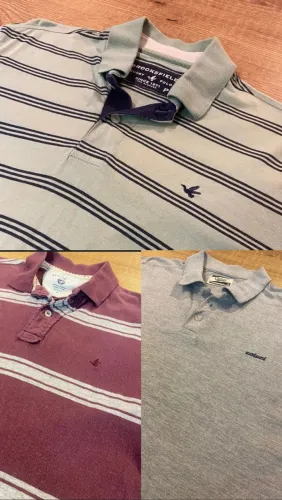 KIT 3 CAMISAS POLO MASCULINO - BROOKSFIELD / COLCCi