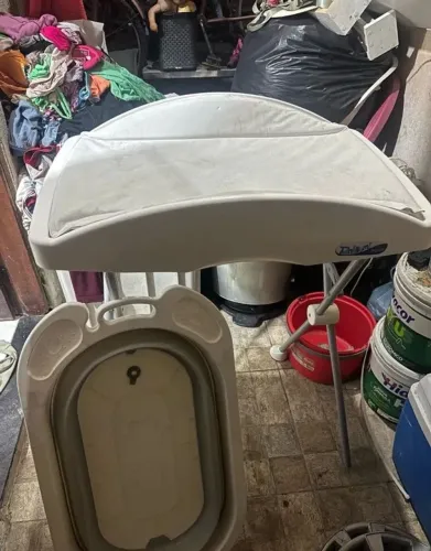 Banheira com trocador