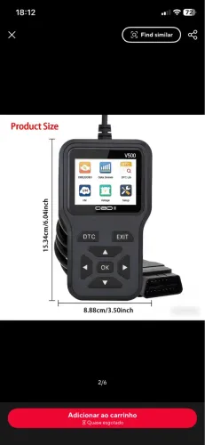 Scanner automotivo obd2 V500