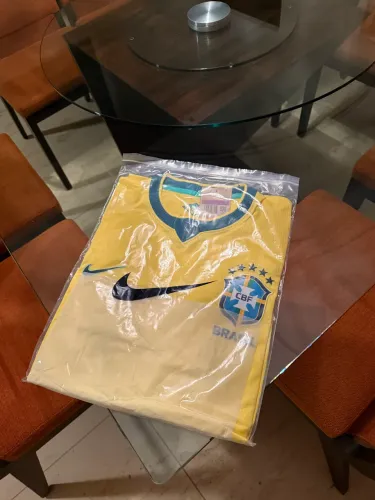 Camiseta Brasil Amarela Nike Masculina Nova 2XL