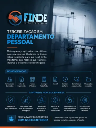 Terceirização em Departamento Pessoal