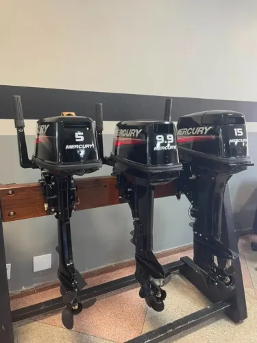 Motores de Popa Mercury 5 HP, 9.9 HP e 15 HP ? Pronta Entrega