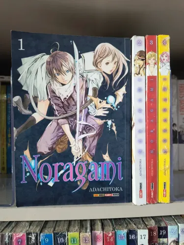 Mangás Noragami Vols. 1 ao 4 (Dois Lacrados!) Editora Panini, Shounen, Yato, Ação