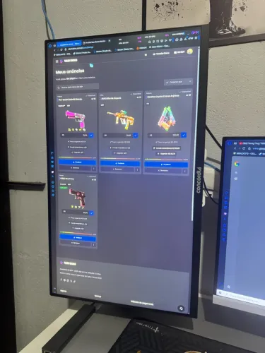 Monitor Concórdia 100hz + suporte de braço articulado