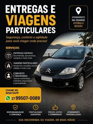 Entrega e viagem particular