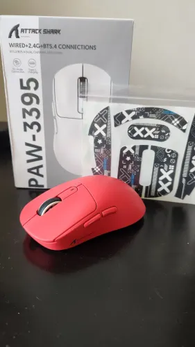 Mouse gamer sem fio Attack Sharck x3