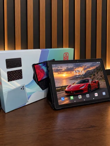 Tablet com Teclado | Capa e caixa incluso