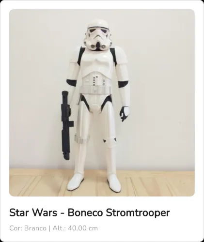 Boneco Stromtrooper Star Wars Original