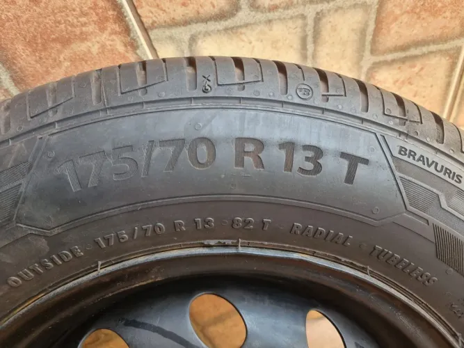 Roda + Pneu Aro 13