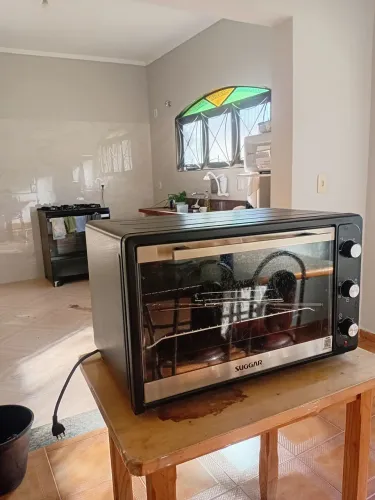 Vendo forno elétrico seminovo e barato
