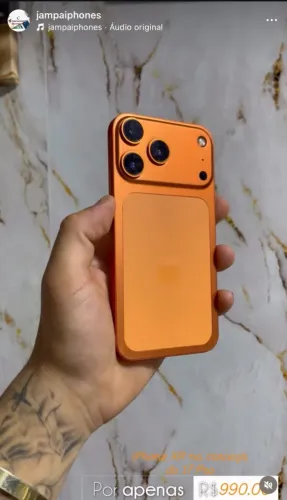 iPhone XR na carcaça do 17 Pro - Loja física 4 meses de garantia 