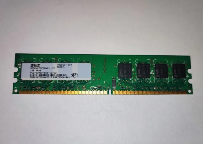 Memória Dimm DDR2  1gb PC 5300s ( Smart )