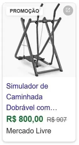 Simulador de caminhada em excelente estado de conservação
