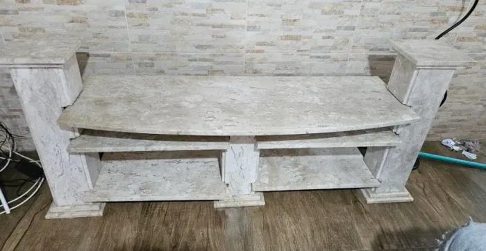 Rack de mármore travertino
