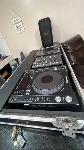 Par de cdj 850 + mixer djm250 + case