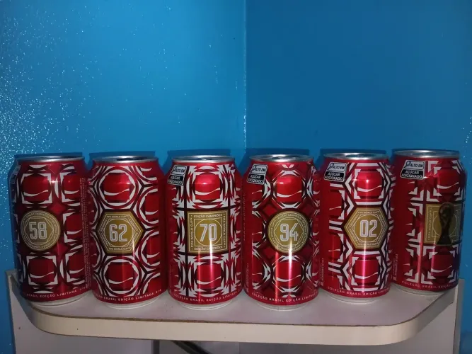 Kit Colecionável Coca-Cola Copa do mundo