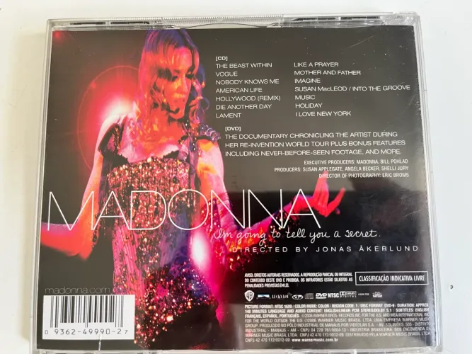 CD + DVD  MADONNA 