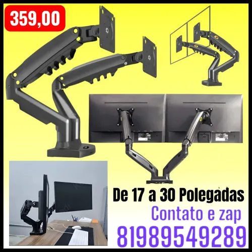 Suporte duplo para monitor