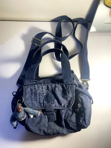 Bolsa Transversal Kipling Original Cor Azul *Nunca Usada*