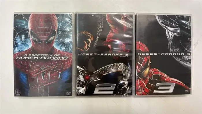 LOTE DVDs HOMEM-ARANHA ( 3FILMES) ORIGINAIS