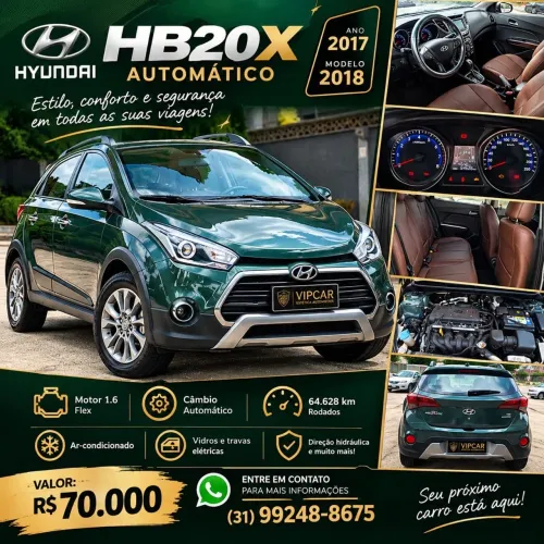 Hyundai HB20X Premium 1.6 Flex 16V Aut. 2018