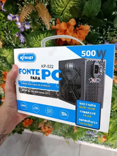 Fonte para PC KNUP 500W - Nova