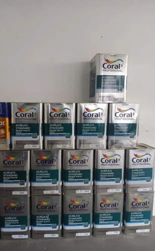 Tinta coral de excelente qualidade para venda! Branco e Branco Gelo.