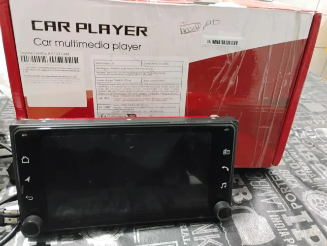 Central Multimídia 2DIN 7" para Toyota ( e outras marcas) com CarPlay Android Auto - Nova