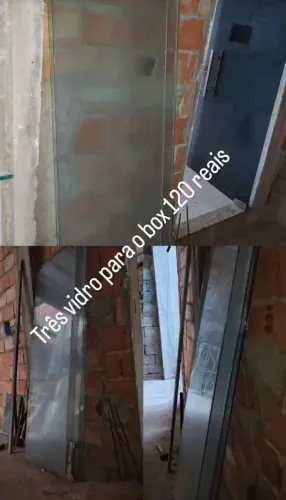 Porta de vidro para Box