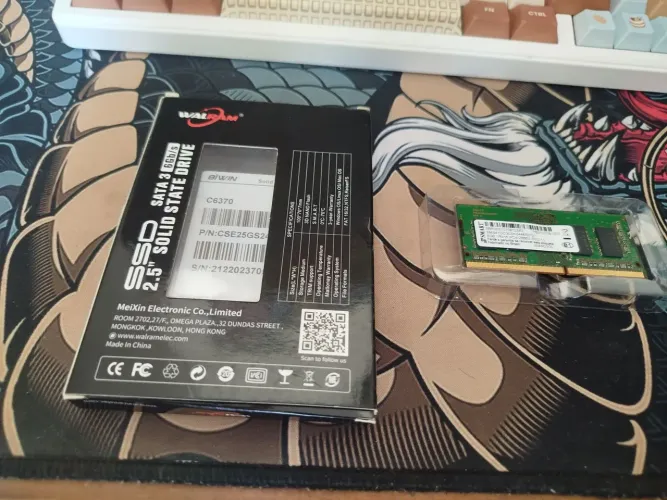 Memória ram + SSD 